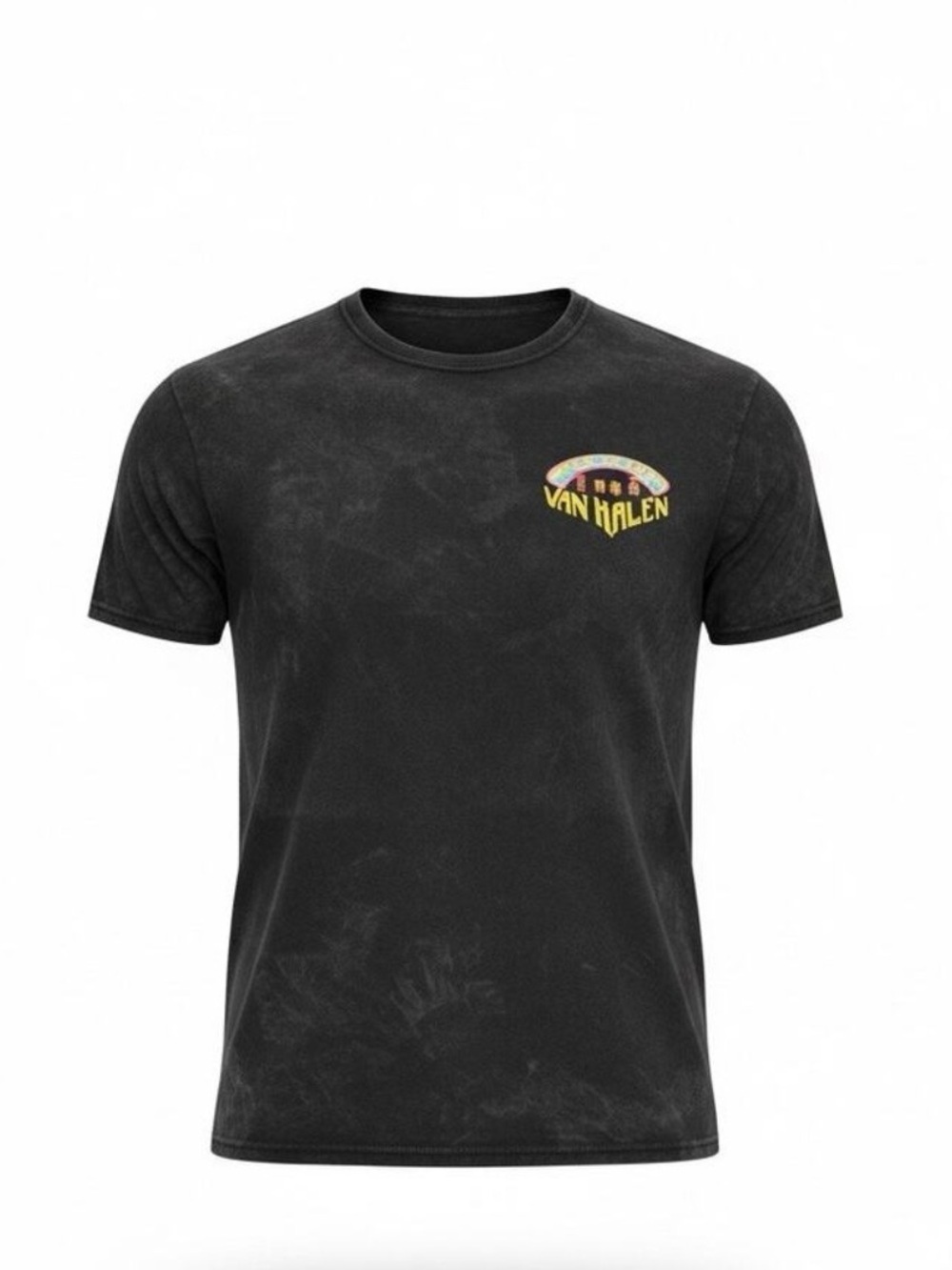 Van Halen 1984 Tour T-Shirt Black Small Distressed Band Tee